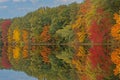 Autumn Reflections at Sunrise Hall Lake