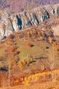 autumn in a remote mountain place