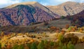 Autumn rhapsody, landscape of mountain Royalty Free Stock Photo