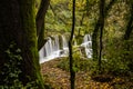 Autumn river in Can Batlle, La Garrotxa, Spain