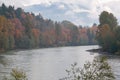 Autumn river landscape Royalty Free Stock Photo