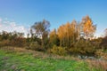 Autumn river landscape Royalty Free Stock Photo