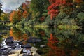Autumn River Landscape Royalty Free Stock Photo