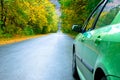 Autumn road theme Royalty Free Stock Photo