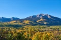 autumn in the rocky mountains of Colorado. Kebler Pass near Crested Butte, Colorado Royalty Free Stock Photo