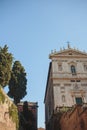 Autumn in Rome Colosseum Italy Royalty Free Stock Photo