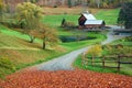 Autumn rural country lane Royalty Free Stock Photo