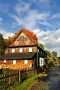 Autumn rural landscape. Czech republic Royalty Free Stock Photo