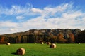 Autumn rural landscape. Czech republic Royalty Free Stock Photo