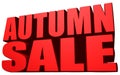 Autumn sale