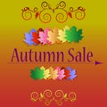 Autumn sale banners Royalty Free Stock Photo