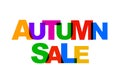 Autumn sale colorful special offer banner Ã¢â¬â vector