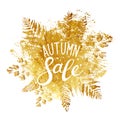 Autumn sale concept Royalty Free Stock Photo