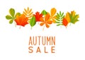 Autumn sale concept Royalty Free Stock Photo