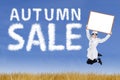Autumn sale concept