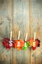 Autumn sales Royalty Free Stock Photo