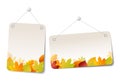 Autumn Sales Stickers - Labels Royalty Free Stock Photo