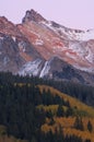 Autumn, San Juan Mountains and Aspens Royalty Free Stock Photo