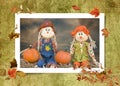 Autumn Scarecrow Couple