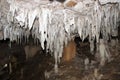 Shawl decoration across cave ceiling