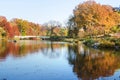 Autumn scene of Central park in New York, USA Royalty Free Stock Photo