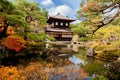 Autumn scene Ginkakuji temple in Kyoto, Japan Royalty Free Stock Photo
