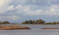 Autumn scene at Lake Vanern Royalty Free Stock Photo