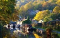 Canal with boats, England