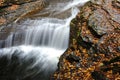 Autumn scene of waterfalls Royalty Free Stock Photo