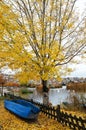 Autumn scene in Kastoria, Greece