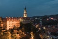 Autumn scenery of Cesky Krumlov, Czech