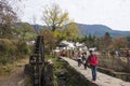 Autumn scenery of hongcun village, yixian county, huangshan, anhui. Royalty Free Stock Photo