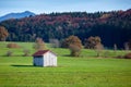 autumn scenery at Murnau Bavaria Germany