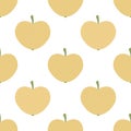 Autumn seamless apples pattern for fabrics and textiles and packaging