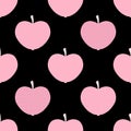 Autumn seamless apples pattern for fabrics and textiles and packaging