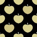 Autumn seamless apples pattern for fabrics and textiles and packaging