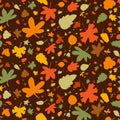 Autumn seamless background.