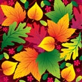 Autumn seamless background