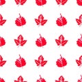 Ink messy drops leaves illustration. Print for cloth design, textile, fabric, wallpaper