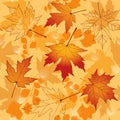 Autumn seamless. Vector illustration.