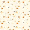 Autumn seasonal vector cozy illustration