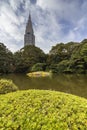 Autumn in Shinjuku Gyoen, a large park and garden in Tokyo, Japan