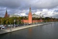 Autumn skies over the Kremlin, Moscow, Russia