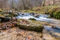 Autumn Mountain stream landscape Royalty Free Stock Photo