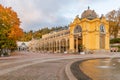 Autumn in spa town Marianske Lazne Marienbad Royalty Free Stock Photo