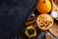 Autumn spiced pumpkin pie smoothie