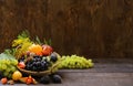 still life fruit organic harvest Royalty Free Stock Photo