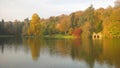 Autumn, Stourhead gardens, Wiltshire, England Royalty Free Stock Photo