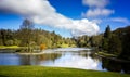 Autumn at Stourhead in Wiltshire Royalty Free Stock Photo