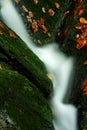 Autumn stream in Giant mountains Royalty Free Stock Photo